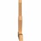 Ekena Millwork Saratoga Timber Gable Bracket, Western Red Cedar, 72"W x 42"H x 3 1/2"D x 5 1/2"F, 14/12 Pitch GBW072X42X0406SAR00SWR - alternate 4